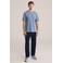WE Fashion regular T-shirt blauw