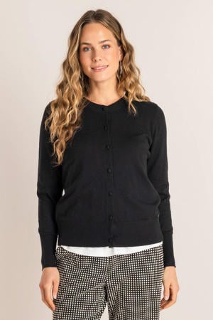 gebreid vest zwart