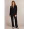 Ivy Beau cropped blazer zwart