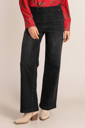 wide leg jeans zwart