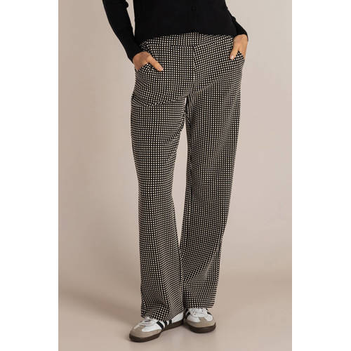 Ivy Beau straight high waist capri zwart afbeelding