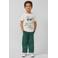 s.Oliver casual broek donkergroen