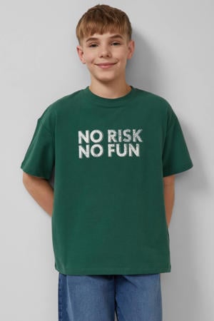 T-shirt donkergroen