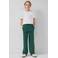s.Oliver straight casual broek donkergroen