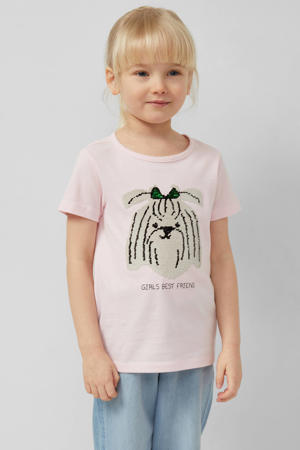 T-shirt lichtroze
