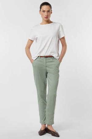 slim regular waist chino turquoise