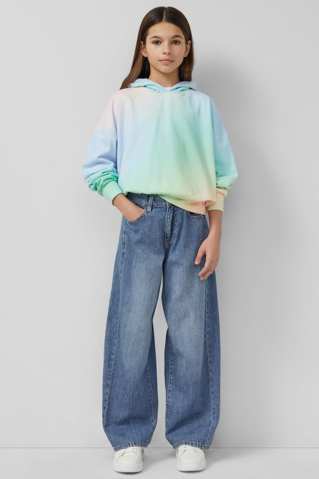 s.Oliver hoodie lichtgroen
