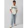 s.Oliver T-shirt met backprint ecru