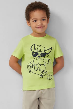 T-shirt limegroen