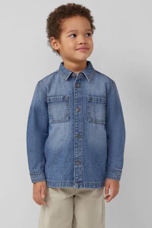 denim overhemd blauw