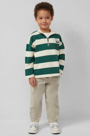 gestreepte sweater ecru