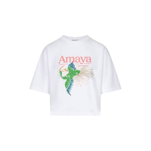 AMAYA Amsterdam T-shirt wit afbeelding