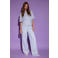 AMAYA Amsterdam top lichtblauw broderie
