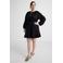 GREAT LOOKS jurk met textuur zwart