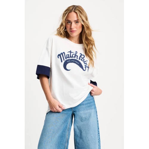 POM Amsterdam T-shirt wit afbeelding
