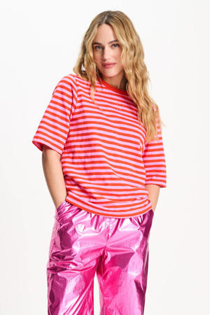 gestreepte T-shirt multi