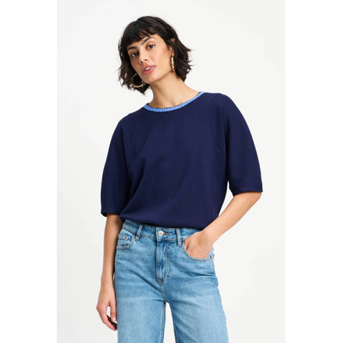 POM Amsterdam top donkerblauw afbeelding
