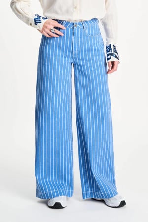 straight leg jeans blauw