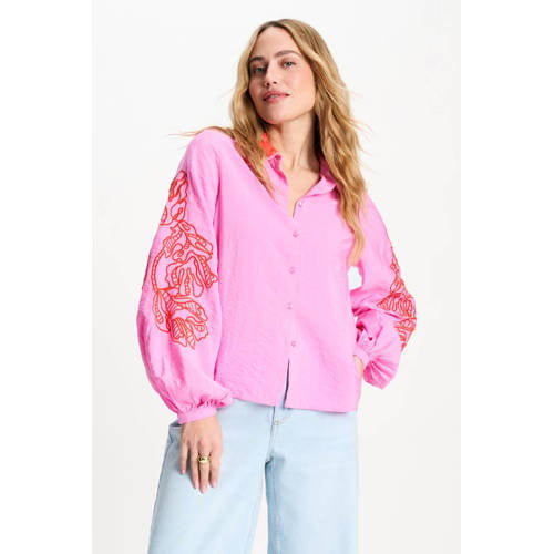 POM Amsterdam blouse roze afbeelding