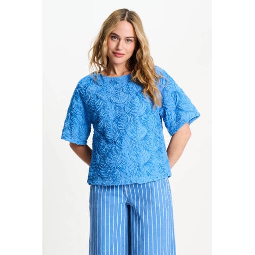 POM Amsterdam top blauw afbeelding