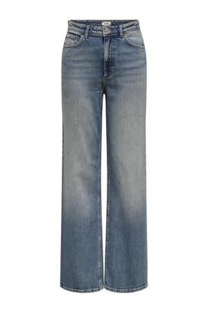 Onljuicy Hw Wide Dnm Tai201 Tll high waist wide leg jeans medium blue denim