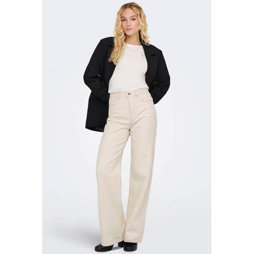 ONLY high waist wide leg jeans afbeelding