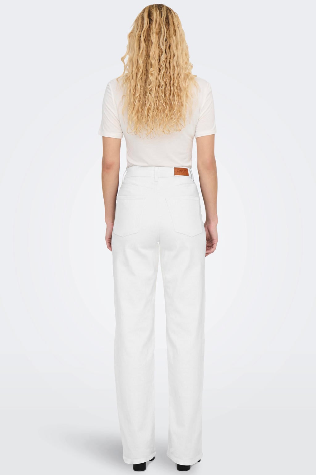 ONLY high waist wide leg jeans