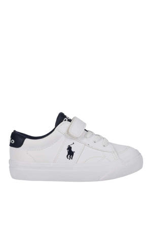 sneakers wit/donkerblauw