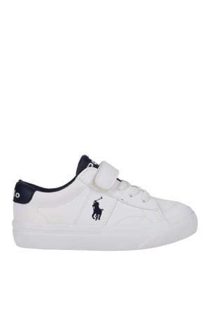 sneakers wit/donkerblauw