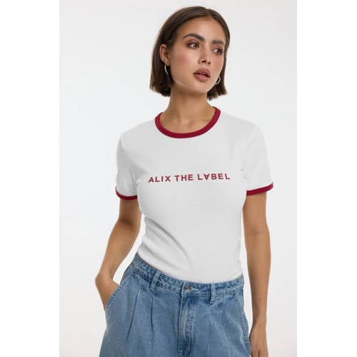 Alix the Label T-shirt wit afbeelding