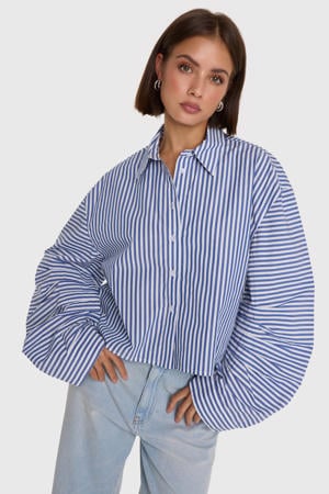 blouse blauw