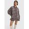 Alix the Label blouse met panterprint bruin