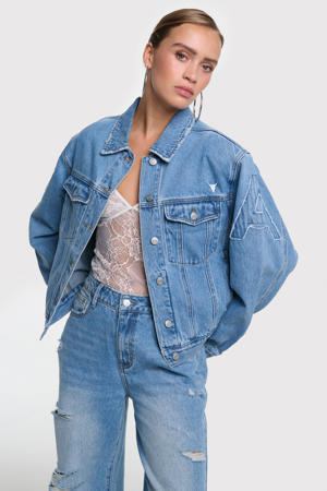 denim spijkerjas light blue denim