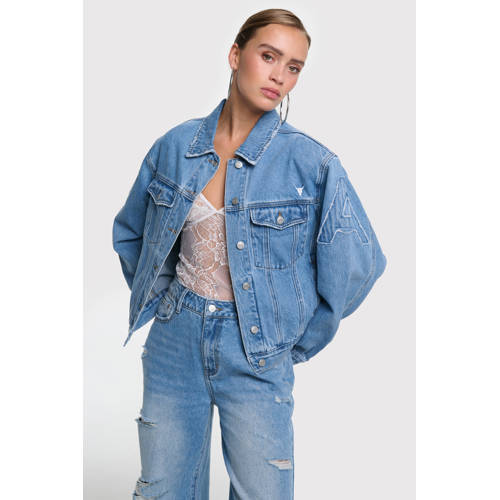 Alix the Label denim spijkerjas light blue denim afbeelding