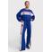 Alix the Label wide leg regular waist broek blauw