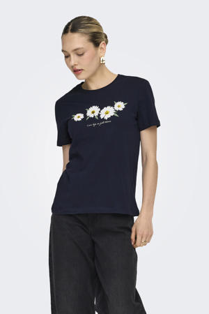 T-shirt donkerblauw