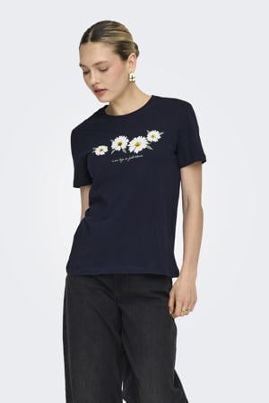 T-shirt donkerblauw