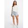 Morgan straight high waist short light blue denim