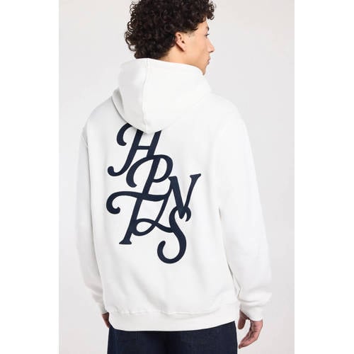 America Today hoodie met backprint ecru afbeelding
