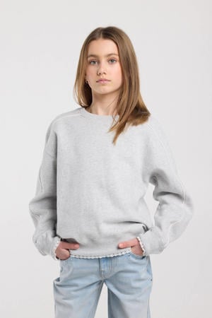 sweater grijs melange