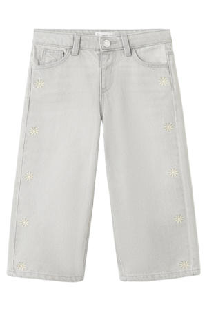 low waist wide leg jeans grey denim
