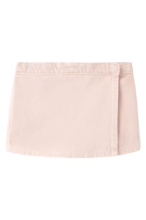 denim skort roze