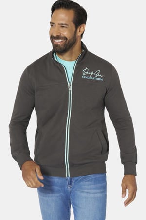 sweatvest Plus Size JAVALD grijs
