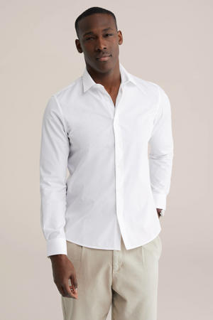 regular casual overhemd wit