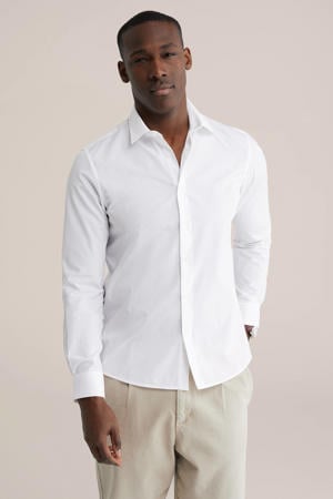 regular casual overhemd wit