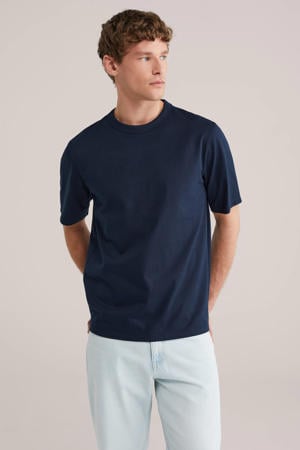 relaxed T-shirt donkerblauw