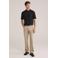 WE Fashion regular polo zwart