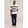 WE Fashion Blue Ridge relaxed gestreepte T-shirt wit