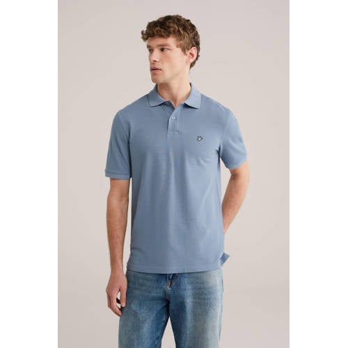 WE Fashion regular polo blauw afbeelding