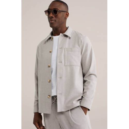 WE Fashion overshirt grijs afbeelding